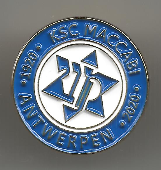 Pin KSC Maccabi Antwerpen blau